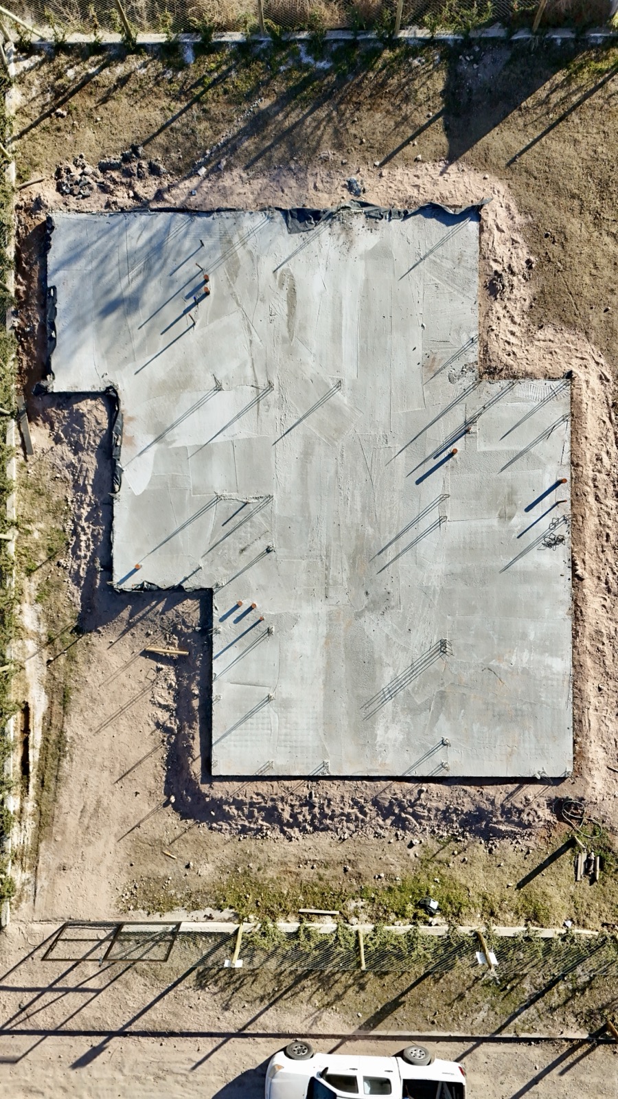 Platea terminada - Vista aerea